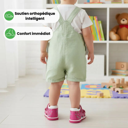BUTTERSTEP™ – Sandales bébé fille premiers pas | Confort doux & maintien sécurisé