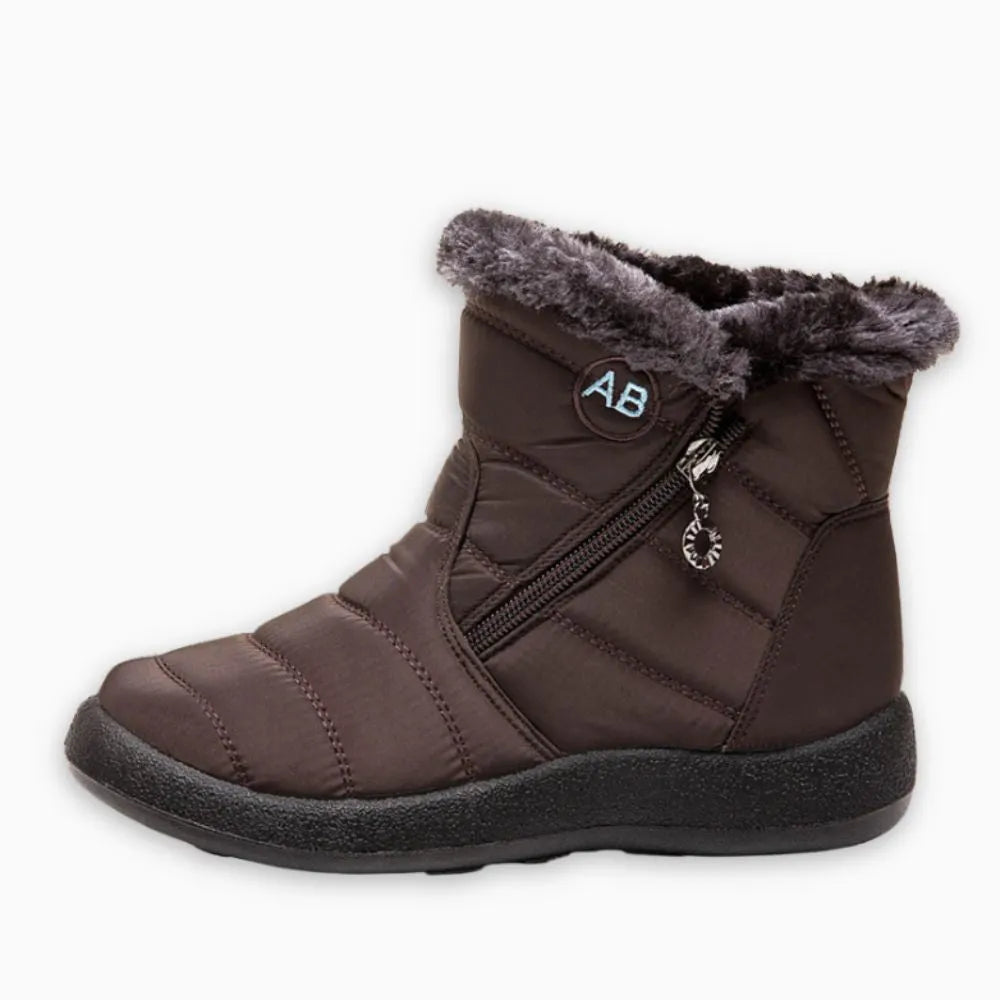NORDIA™- Bottine fourrée femme – Alliez style et confort irrésistible !