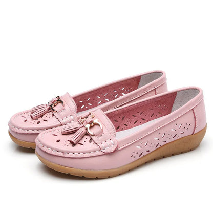 SERELA™ - mocassin femme cuir tres souple - Confort Absolu & Élégance Garantie