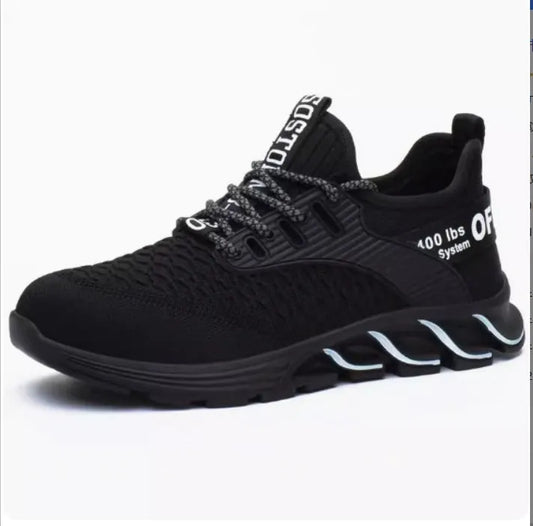 Chaussures de sécurité homme basket respirante embout acier
