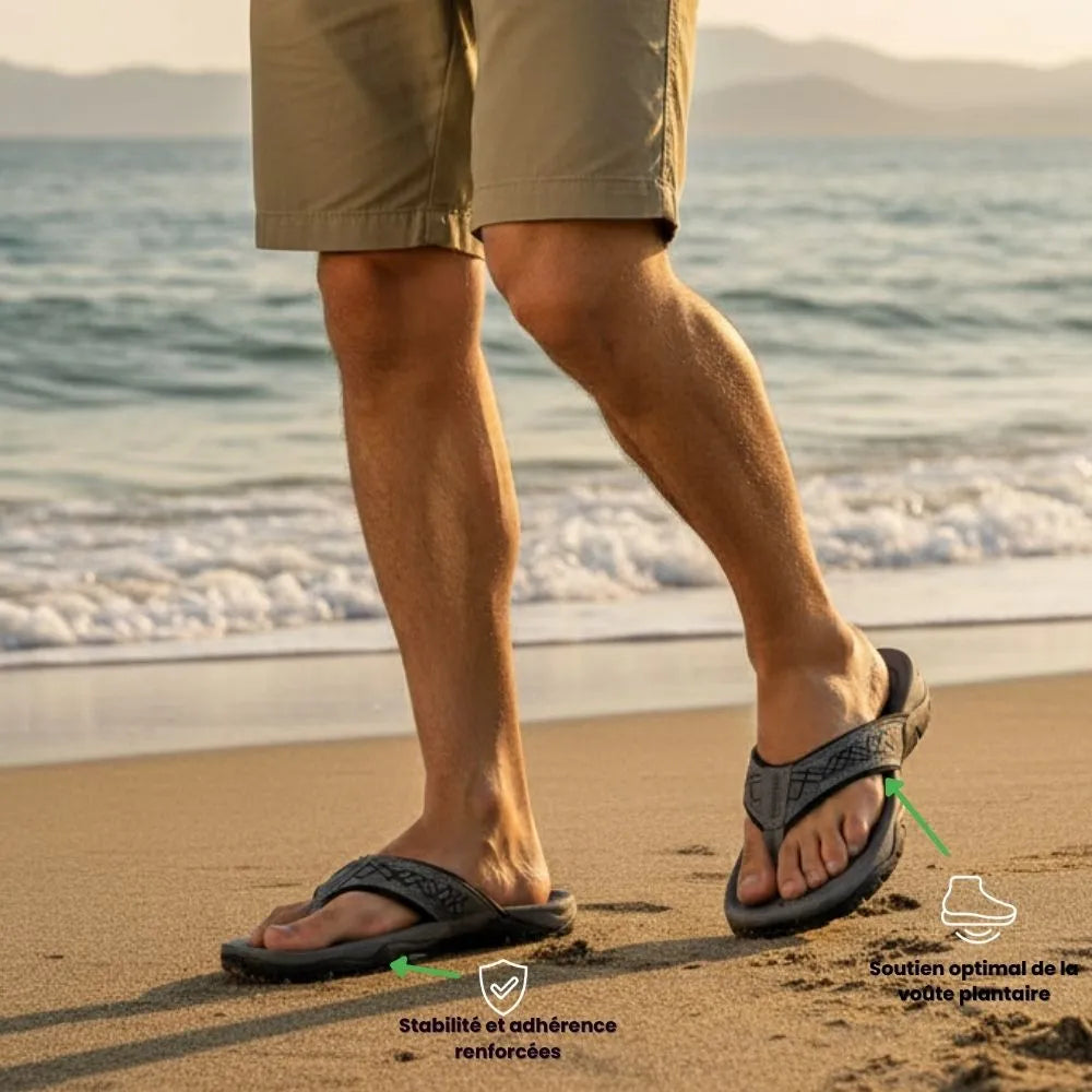 Sandale orthopédique homme confortable – Maintien & légèreté