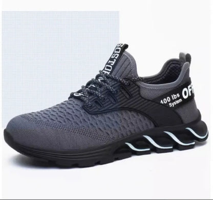 Chaussures de sécurité homme basket respirante embout acier